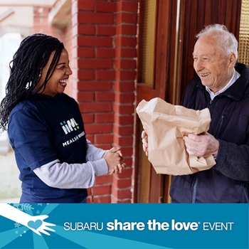 Subaru Meals on Wheels Volunteer and Senior